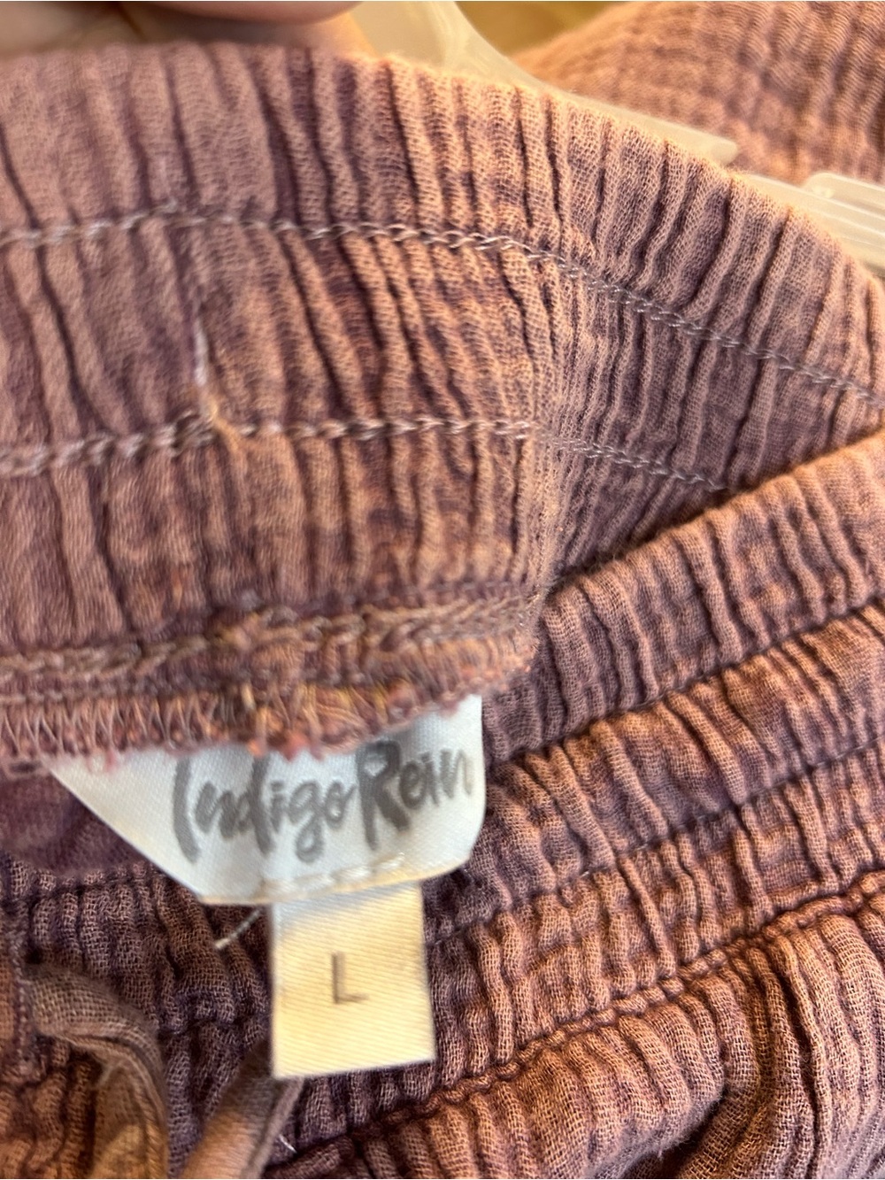 Indigo Rein Gauze Sleep Top - Mauve Pink - Picture 6 of 6